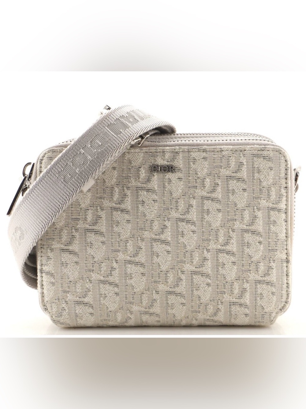 Christian Dior Double Zip Crossbody Pouch